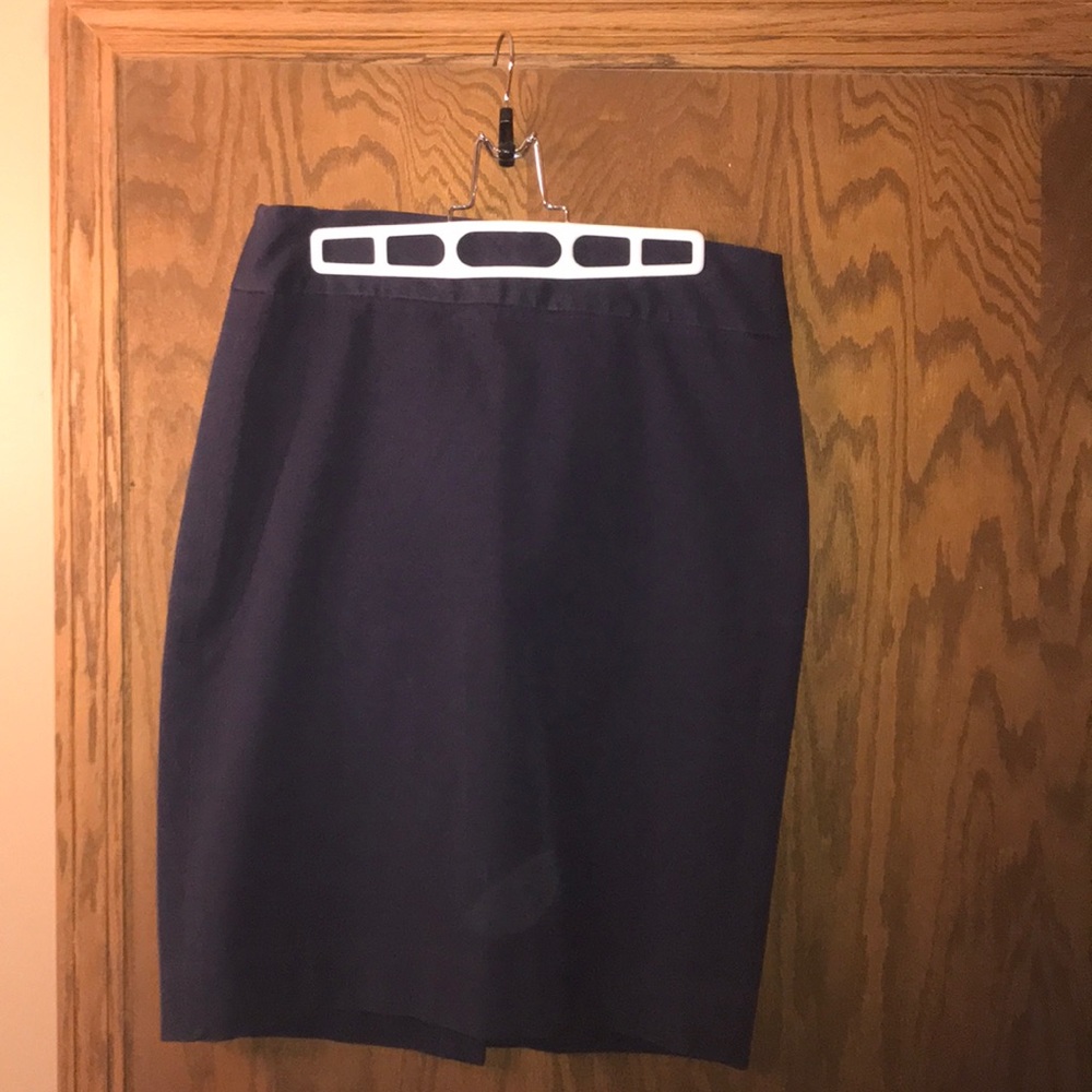 Size 10 Navy Blue Banana Republic pencil skirt